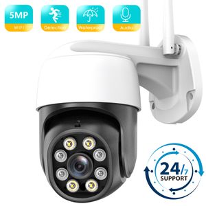 Dome Cameras 5MP Cloud Wi-Fi Camera AI Detection Detection Auto Tracking CCTV Video Surveillance Camera Outdoor 1080p Двухсторонний аудио PTZ IP-камера 221025