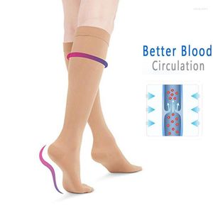 Men's Socks Compression Stockings Blood Circulation Burn Fat Zipper Graduated Slimming Sports Medias De Mujer