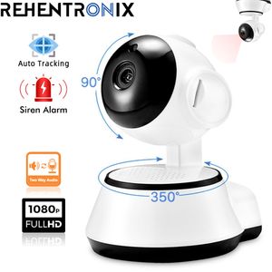 Dome Kameralar 1080P HD WiFi IP Kamera PTZ Güvenlik Kamera Akıllı Ev Kapalı Otomatik İzleme Bebek Monitörü İnsan Ev Güvenlik Gözetim 221025