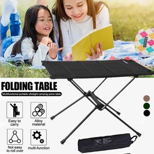 L￤germ￶bler Portable Foldbar Table Outdoor Tactical Picnic Camping Aluminium Eloy Ultra Light Vandring Kl￤ttring av f￤llbord