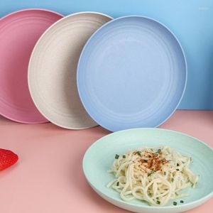 Dinnerware Define Wheat Strawware Tableware Japanese Dinner Plate Home Snack Sobersert Plastic 20cm disco