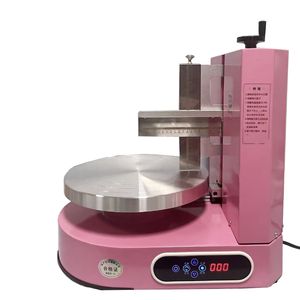 Yuvarlak Kek Kremi Yayılma Kaplama Doldurma Makinesi Otomatik Doğum Günü Pastası Yayılmış Makine Ekmek Krem Dekorasyon Serpme