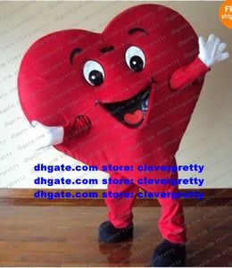 Costume della mascotte del cuore rosso Mascotte San Valentino Personaggio dei cartoni animati per adulti Vestito completo Festa culturale Marketplstar Marketplgenius No.1211