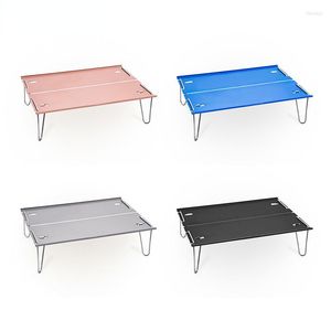 Camp Furniture Camping Single Table Outdoor Aluminum Super Light Portable Folding Mini Plate Small Tea