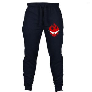 Calça masculina jogo anime gurren lagann masculino esportivo de calças casuais calças de moletom trajes de cosplay