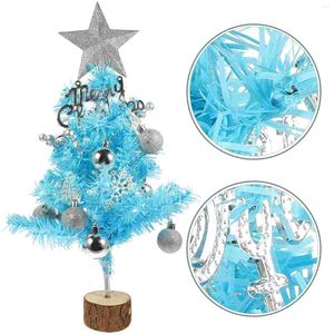 Decorações de Natal Árvores de árvores de natal de mesa de barro de mesa de decoração de decoração de decoração sisal Minibottle cubas brilhantes ledlightLight