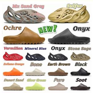 Designer Sandals Woman Slippers men Slider Vermillion Slide Ochre Runr Slides Mineral Blue Onyx Pure Slipper Foam Runr Bone Resin Clog Desert Ararat