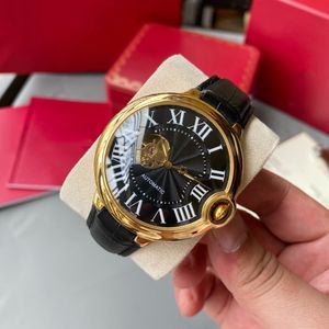 Mens relógio Ballon Relógios automáticos Diâmetro do designer 46 mm Sapphire Glass Counter Quality Réplica Oficial com Garantia Service Watch for Man Wristwatch 57a