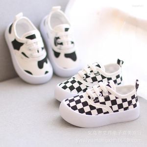 Athletic Shoes Baby Children White Spring And Autumn Laceless Canvas Boys Girls Leisure Pumps Tide Sneakers