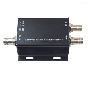 Equipamento de fibra óptica HD-SDI 1 em 2 out 3G-SDI Video Splitter Extender Distribuição de até 400m