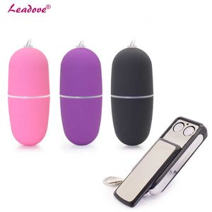 Sex Toys Masager Electric Massagers 20 Hastigheter Kvinna Mini Vibratorbil Key Trådlös fjärrkontrollerade Jump Egg G Spot Massager för vuxen YUK1