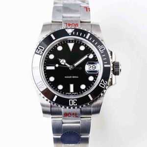 RLX Herrhandleder C Factory Automatic Mechanical 904L 116610LN ETA 3135 Movement Ceramic Luminous Diving Watch