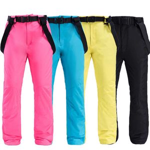 Skiing BIB Pants For Men And Women Outdoor Windproof Waterproof Warm Coup Winter Snowboard Trousers Brand L221025