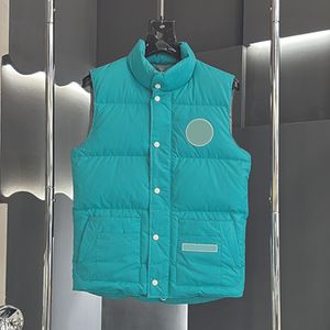 22ss nuovo gilet in piuma d'oca in edizione limitata c g è realizzato in tessuto CORDURA Gilet Glacier coppie stile macarons giunzione giacche da pane capsule con cappuccio alla moda plus size