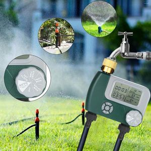 Bewässerungsgeräte Programmierbarer digitaler Schlauchhahn-Timer Batteriebetriebenes automatisches Sprinklersystem Bewässerungssteuerung mit 1/2 Auslass
