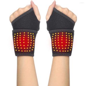 Wrist Support 1 Pair Self Heating Brace Protection Belt Magnetic Therapy Health Care Arthritis Pain Relief Heat Wristband