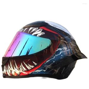 Caschi moto uomo in sella a auto quattro stagioni casco cool con coda grande stagione estiva omologato Ece