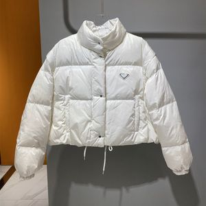 Parkas Parka Designer Tops Pufferjacken Damen Damen Wintermantel Frau Daunenweste Kurzer Reißverschluss Brief Dick Modische Ärmel Abnehmbar