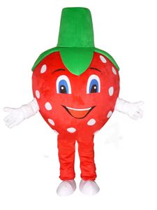 Factory New Strawberry Mascot Costume Red Strawberry personagem personalizado personagem Cosply Tamanho adulto traje de carnaval