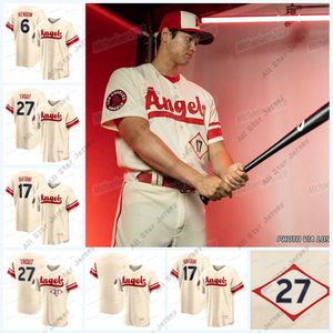 17 Shohei Ohtani Koszulka City Connect 2022 LA 27 Mike Trout Angels Raisel Iglesias Taylor Ward Juan Lagares Tyler Wade Reid Detmers Anthony