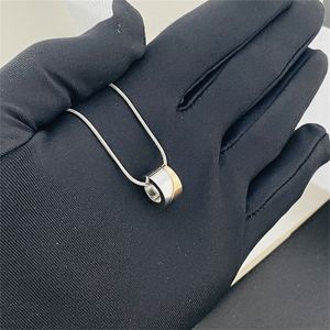 Colar de grife de luxo Colar de aço inoxidável casais pingentes de moda moda jóias vintage acessórios punk pingente de joias de atacado para mulheres de presente de Natal jóias