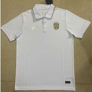 サッカージャージのホーム服ブラジルナショナルチームジャージー半袖ラペルカジュアルトレーニングシャツポロフットボールネルマ