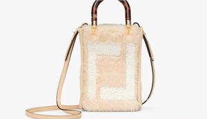 Sunshine mini tote bag women handbags crossbody designer luxury shoulder bags Peekaboo x-Totes Braided Straw Mini-bag Beige Wallet