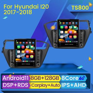 2 DIN Android 11 Car DVD Multimedia Player for Hyundai i20 2015-2018 GPS Nawigacja stereo samochodów Radio DVD BT