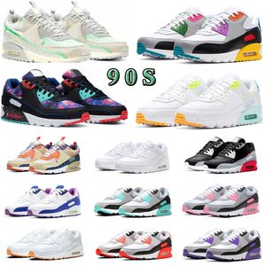 Tênis de corrida Dia dos Namorados Men White Gum Designer Trainer Tênis Laser Blue Pastel Hues Couro Triple Black Hyper Grape