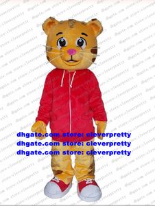 Daniel Tiger Mascot Costume Adult Cartoon Strój postaci garnitur Enterprise Propaganda wczesne dzieciństwo nauczanie CX035