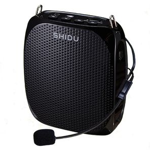 Inne elektronika Shidu 10W Przenośny wzmacniacz głosowy przewodowy mikrofon głośnik dźwiękowy Naturalny stereo głośnik dźwiękowy dla nauczyciela Megafon S258 221025