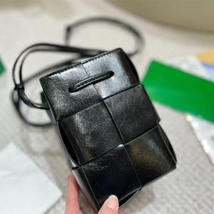 핸드백 꼰 양동이 가방 레이디스 디자이너 스퀘어 가방 2022 새로운 5A 미니 상단 지갑