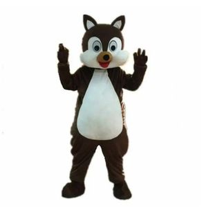 Maskottchen-Puppenkostüm, Eichhörnchen-Maskottchen-Kostüm, Partyspiel, Kleid, Outfits, Kleidung, Werbung, Karneval, Halloween, Weihnachten, Ostern, Festival, Erwachsene