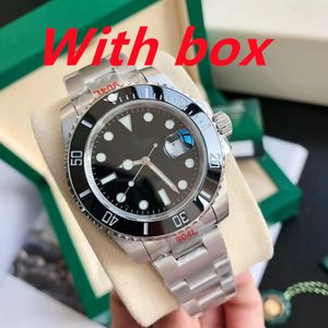 Glide Lock Luxury Ceramic Bezel Sapphire Men watch 2813 Mechanical Automatic Movement SS Fashion Watch men's designer Watches With box