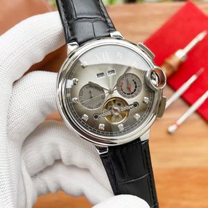 Mens Watch Ballon Automatic Watch Designer Diameter 46 -мм сапфировый стеклянный счетчик качественный качественный официальная копия с гарантийными сервисными часами для мужчин -наручных часов 094