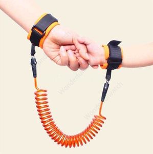 1,5m infantil anti-perdido strap infantil segurança de pulseira de segurança colares de pulso anti-penteado banda de link para bebê asas de caminhada 300pcs daw506