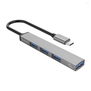 Dator PC Type-C till USB3.0 Hub Höghastighetsöverföring Adapter USB 3.0 Dockningsstation
