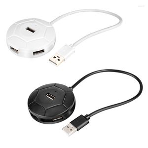 Port USB 2.0 Hub Splitter For Laptop Adapter Powered Keyboard Mouse Flash Drive Printer Camera Magnet Base