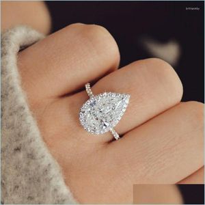 Anéis de casamento anéis de casamento estilo vintage Shape Shape noivado SIE Sie promessa tendências sofisticadas