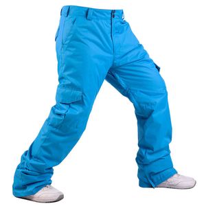 Skifahren BIB Hosen Outdoor Männer Ski Hohe Qualität Winddicht Wasserdicht Warme Ma Schnee Hosen Winter Herren Snowboarden -40 Grad L221025