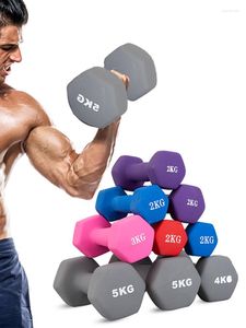 Dumbbells Dumbbell Neopreneセットフィットネスジム運動自宅の男性と女性のための滑り止め手