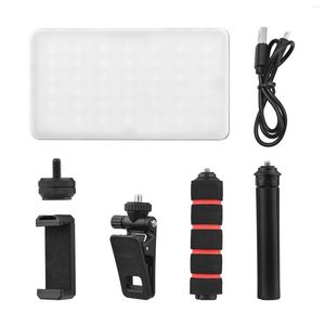 Flash Heads Pocket RGB Video Light Kit LED Fyll 2500K-9000K Inbyggt batteri med kallskomonteradadapter för Vlog Selfie Live