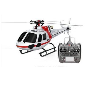 Aeromobili RC elettrici con 2 batterie originali Wltoys XK K123 6CH Brushless As350 Scala 3D6G Sistema RC Helicopter RTF Upgrade V931 GOTTO 221025