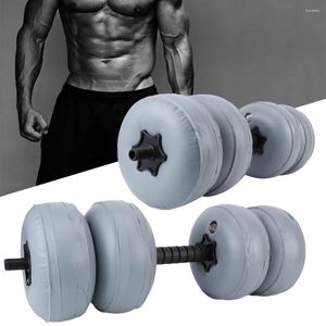 Dumbbells 30-35 kg de halteres cheios de água pesos de haltey pesos ajustáveis ​​Equipamento de fitness de exercícios para o bodybuilding de ginástica