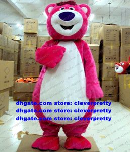 Pink Lotso Bear Mascot Costume Adult Cartoon Strój postaci Suit Komunikacja Komunikacja Komunikacja Edukacja CX4013