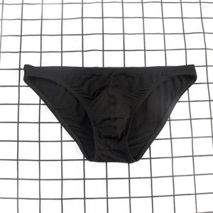 Underbyxor män kort sömlösa sexiga modal mjuk penispåse underkläder lågt andningsbara stammar ultratunna bikini thongs