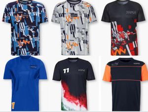Новая гоночная футболка F1. Летняя командная рубашка с короткими рукавами. Выполнена в том же стиле.