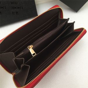 Kvinnakvalitet lyxig designer plånbok ren svart läder stor kapacitet handväskor plånböcker multi kort slot noll plånbok mobiltelefon ba225a