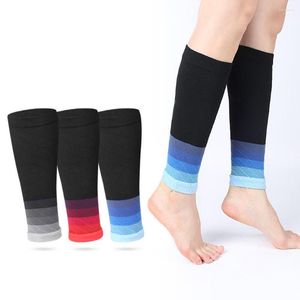 Knee Pads 1 Pair Calf Compression Sleeves Elastic Legs Pain Relief Comfortable Footless Socks For Running Fitness Cycling