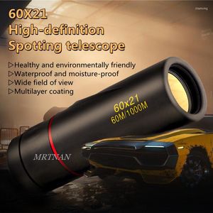 Telescope 60X21 High Magnification HD Monocular Waterproof Mini Portable Military Zoom 10X Scope For Travel Hunting